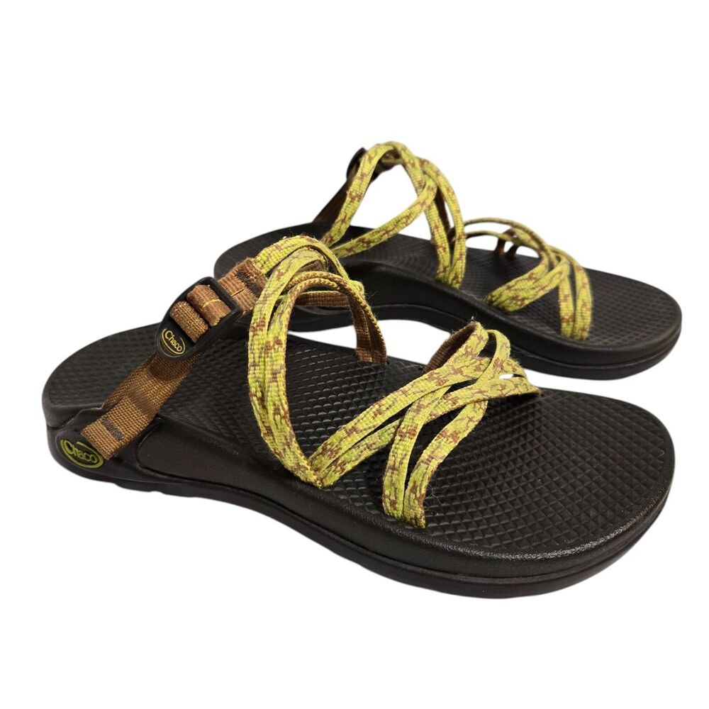 Chaco Zong X Unaweep Sandals Womens Sz 6 Waterproof Hiking Running Sports yellow